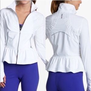 Zella peplum gym jacket